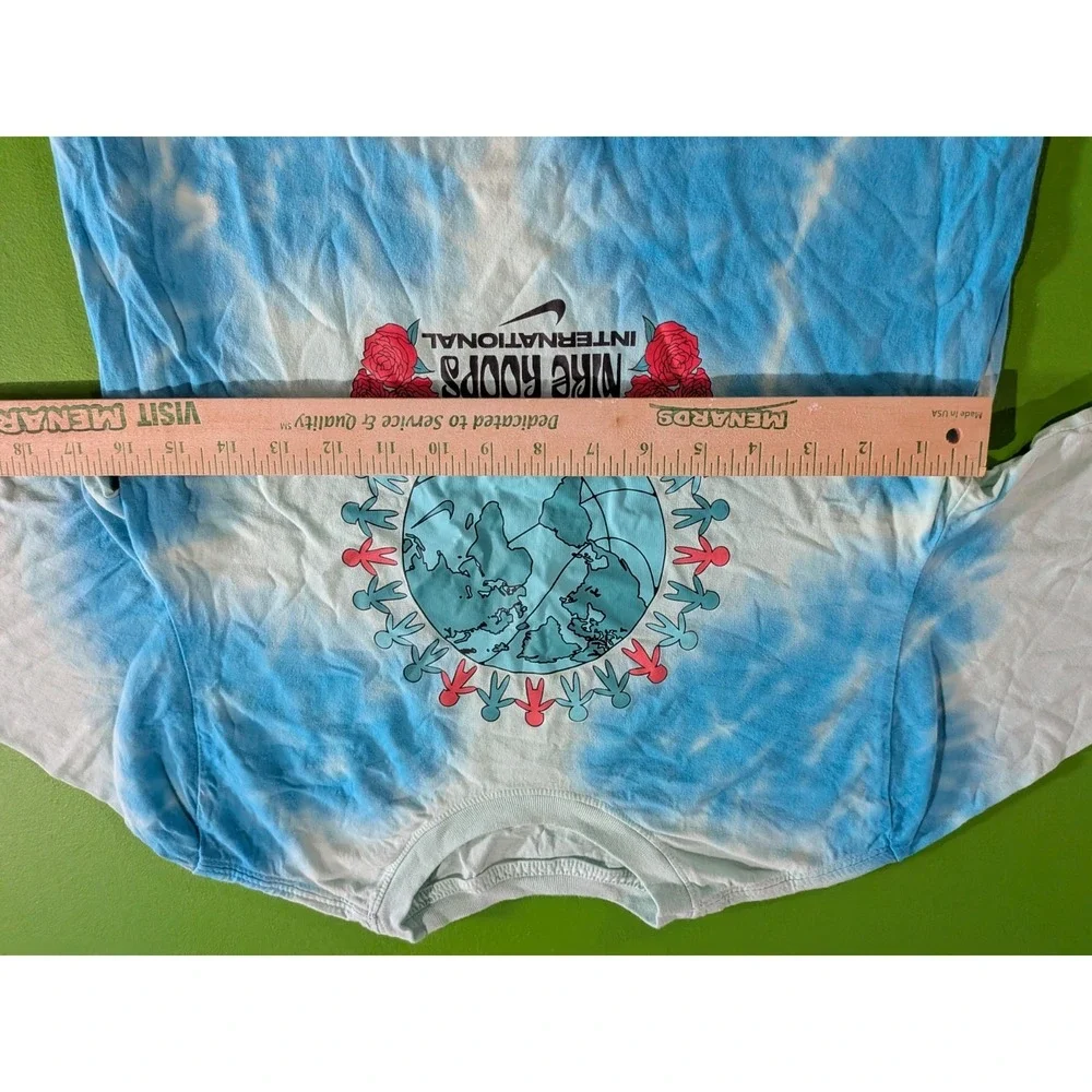 Nike Hoops International Shirt Men's Small‎ Blue Tie Dye Short Sleeve Rare